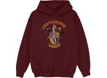Harry Potter - Felpa Con Cappuccio "Grifondoro"" Per Ragazze BI8361 (104) (Rosso Borgogna)"