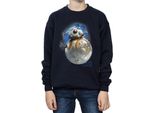 Star Wars: Gli Ultimi Jedi - Felpa Per Ragazzi BI1948 (128) (Marineblau)