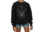 Harry Potter - Felpa "Expecto Patronum"" Per Ragazze BI1937 (116) (Nero)"