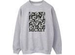 Disney - Felpa Da Donna BI2008 (M) (Grigio Screziato)