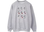 Disney - Felpa Da Donna BI2038 (M) (Grigio Screziato)