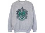 Harry Potter - Felpa "Serpeverde"" Per Ragazzi BI2095 (152-158) (Grau)"