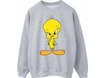 Looney Tunes - Felpa "Angry"" Da Uomo BI2134 (Xxl) (Grigio)"