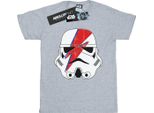Star Wars - Maglietta "Glam"" Per Ragazzi BI1040 (116) (Grigio)"