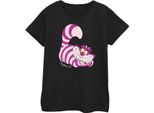 Alice Nel Paese Delle Meraviglie - Maglietta Da Donna BI380 (Xl) (Nero/Rosa/Viola)