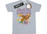 Scooby Doo - Maglietta "The Amazing Scooby"" Da Uomo BI1377 (3XL) (Grigio)"
