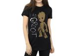 Guardiani Della Galassia - Maglietta "I Am Groot"" Da Donna BI595 (M) (Nero)"