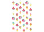 Amscan - Spago - Decorazione Da Appendere "Just Chillin"" Confezione Da 6 Pezzi - Carta, Cartone SG28558 (Taglia Unica) (Colorato)"