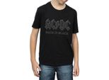 Ac/Dc - Maglietta "Back In Black"" Da Ragazzo BI518 (104) (Nero)"
