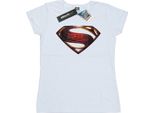 Superman - Maglietta Da Donna BI611 (M) (Bianco)