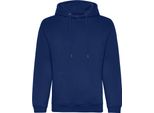 Awdis - Felpa Con Cappuccio, Biologica Per Uomo RW7955 (2XL) (Indigo)