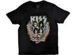 Kiss - Maglietta "End Of The Road Wings"" Per Uomo/Donna Unisex RO9274 (S) (Nero)"