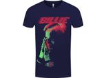 Billie Eilish - Maglietta "Hands Face"" Per Uomo/Donna Unisex RO5586 (L) (Blu Navy)"