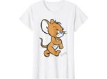 Tom E Jerry - Maglietta "Angry Mouse"" Da Donna BI765 (Xl) (Bianco)"