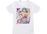 Wonder Woman - Maglietta "Forza E Potere"" Per Bambina BI927 (116) (Bianco)"