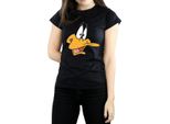Looney Tunes - Maglietta Da Donna BI801 (S) (Nero)