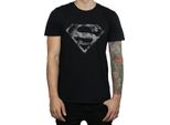 Superman - Maglietta Logo Per Uomo BI851 (Xl) (Nero)