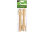Papstar 89025 Papstar Forchette Di Carta "Pure"", Lunghezza: 155 Mm, Naturale, Confezione Da 6"