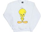 Looney Tunes - Felpa "Angry"" Da Uomo BI2134 (Xxl) (Bianco)"