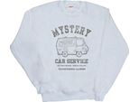 Scooby Doo - Felpa "Mystery Car Service"" Da Uomo BI2126 (Xxl) (Bianco)"