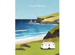Henry Rivers - Stampa Su Tela "Cornwall"" PM7444 (50 Cm X 40 Cm) (A Colori)"
