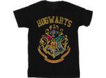 Harry Potter - Maglietta "Hogwarts"" Da Donna BI27415 (Xxl) (Nero)"