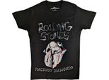 The Rolling Stones - Maglietta "Hackney Diamonds"" Logo Per Uomo/Donna Unisex RO9309 (Xxl) (Nero)"
