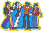 The Beatles - Misura Standard - Toppa "Yellow Submarine Sub Band"", Tessuto RO9374 (Taglia Unica) (Multicolore)"