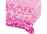 Amscan - Tovaglia Glitterata Per Feste, Carta SG26644 (Taglia Unica) (Rosa)