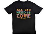 The Beatles - Maglietta "Yellow Submarine All You Need Is Love"" Per Bambini/Donne Unisex RO9371 (M) (Schwarz)"