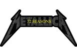 Metallica - Scollo - Patch "72 Seasons"" - Logo In Poliestere RO5779 (Taglia Unica) (Nero/Grigio/Giallo)"