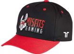 Tokyo Time - Cappellino Da Baseball "Misfits Gaming"" Per Uomo/Donna Unisex RO9315 (Taglia Unica) (Nero/Rosso)"