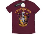 Harry Potter - Maglietta "Grifondoro"" Da Uomo BI30464 (Xxl) (Rosso Borgogna)"