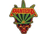 Pantera - Teschio A Foglia - Toppa Da Stirare RO6792 (Taglia Unica) (Multicolore)