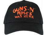 Guns N Roses - Cappellino Da Baseball "Was Here"" Per Uomo/Donna Unisex RO9482 (Taglia Unica) (Nero/Arancione)"