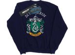 Harry Potter - Felpa "Serpeverde"" Per Bambina BI20020 (116) (Blu Navy)"