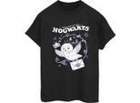 Harry Potter - Maglietta "Lettera Da Hogwarts"" Da Donna BI27777 (Xxl) (Nero)"