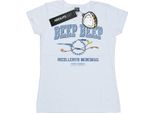 Looney Tunes - Maglietta "Beep Beep"" Da Donna BI27778 (L) (Bianco)"