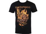 Disturbed - Maglietta "Burning Belief"" Per Uomo/Donna Unisex RO6774 (Xxl) (Nero)"
