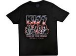 Kiss - Maglietta "End Of The Road Tour"" Per Uomo/Donna Unisex RO9439 (Xxl) (Nero)"