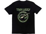 Thin Lizzy - Maglietta Da Uomo/Donna Unisex RO9404 (L) (Nero)
