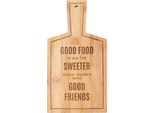 Something Different - Tagliere "Sweeter When Shared"", Bambù SD5389 (Taglia Unica) (Marrone)"