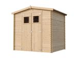Casetta Da Giardino Timbela M369+M369G - Casetta Da Giardino In Legno Con Pavimento Impregnato B236Xl226Xh218 Cm/ 4,33 M2