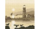 Set Per Punto Croce Heritage Aida "Leitlicht (A)"", Schema Contato, PSGL532-A, 12,5X12,5Cm"