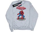 Marvel - Felpa "The Amazing Spider-Man"" Da Ragazzo BI28780 (116) (Grigio)"