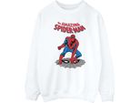 Marvel - Felpa "The Amazing Spider-Man"" Da Ragazzo BI28780 (116) (Bianco)"