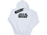 Star Wars - Felpa Con Cappuccio Per Ragazzi BI11998 (128) (Bianco)