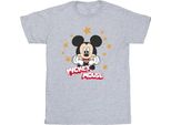 Disney - Maglietta Da Ragazzo BI28891 (128) (Grigio)