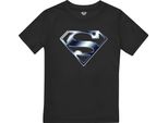 Superman - Maglietta Per Ragazzi TV2561 (116) (Nero)
