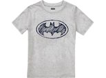 Batman - Maglietta Logo Per Ragazzi TV2563 (128) (Grigio Screziato)